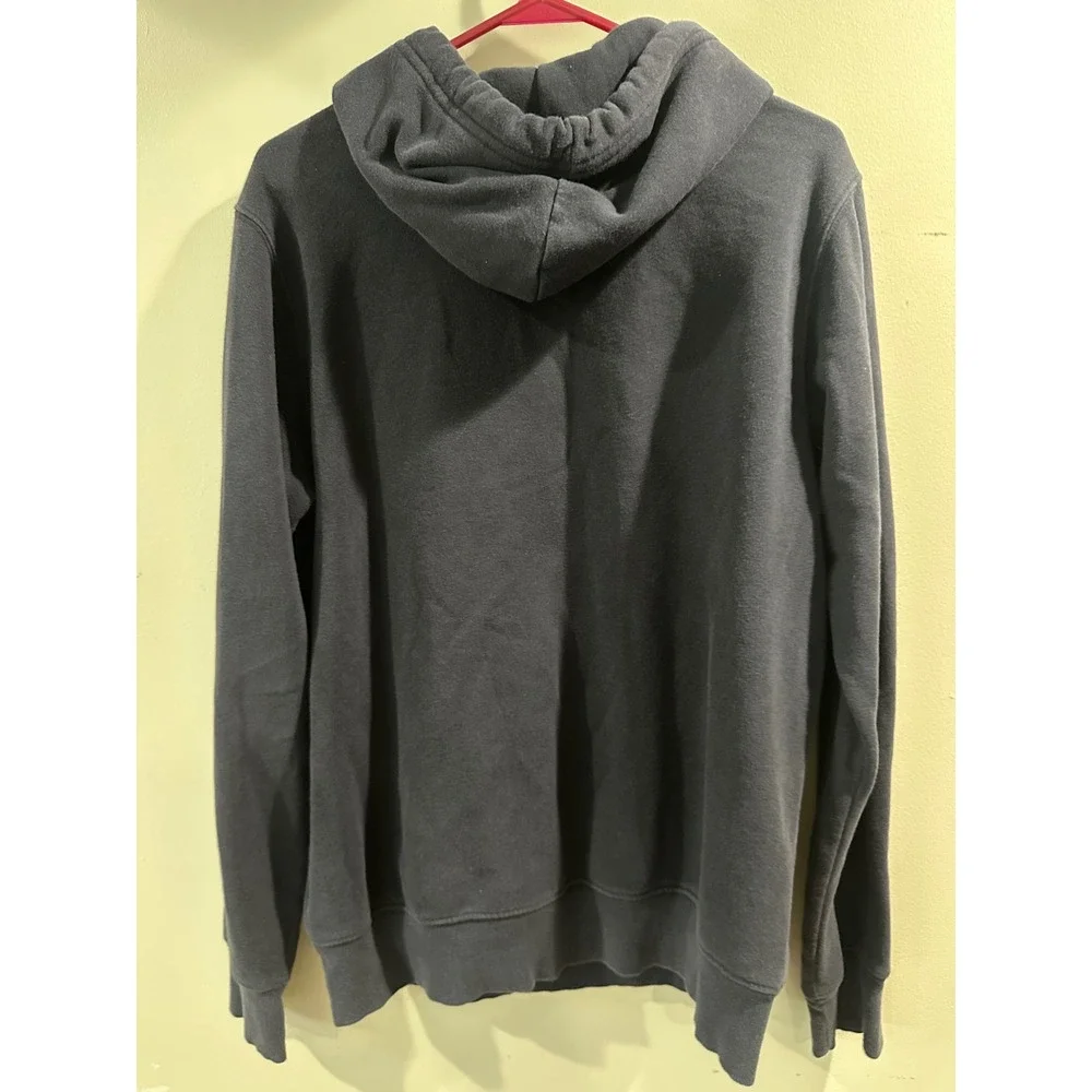 The North Face Mens Half Dome Pullover Hoodie Navy Blue Logo Sweatshirt Size M